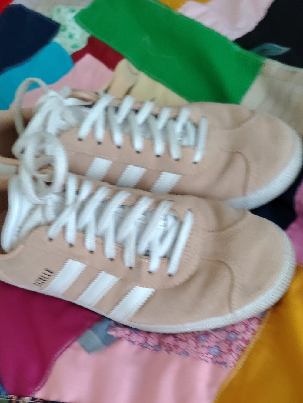 adidas Gazelle Suede Sneakers in Blush Pink & White - Picture 5 of 11